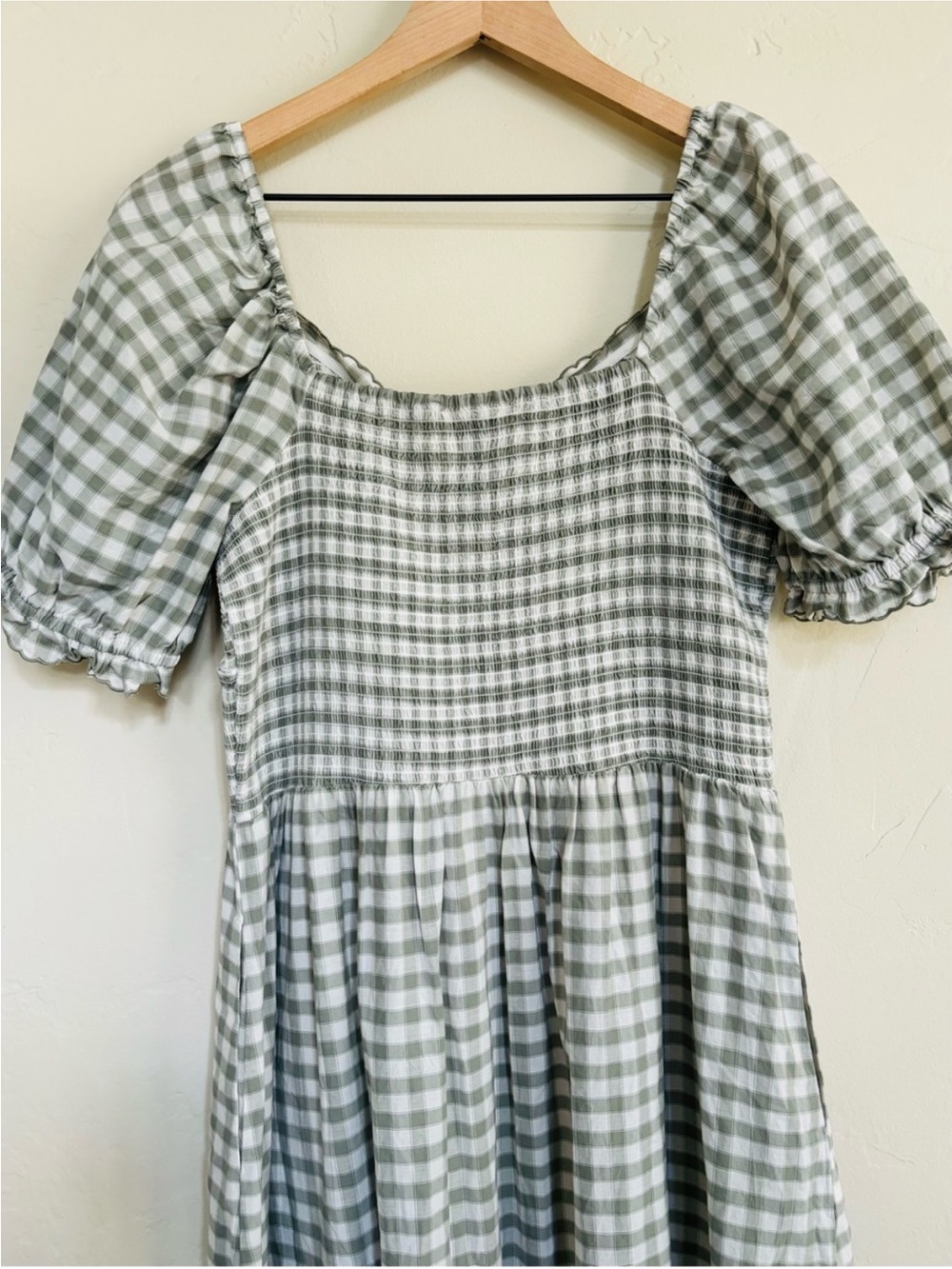 Universal Thread Gingham Puff Sleeve Dress - Picture 8 of 14